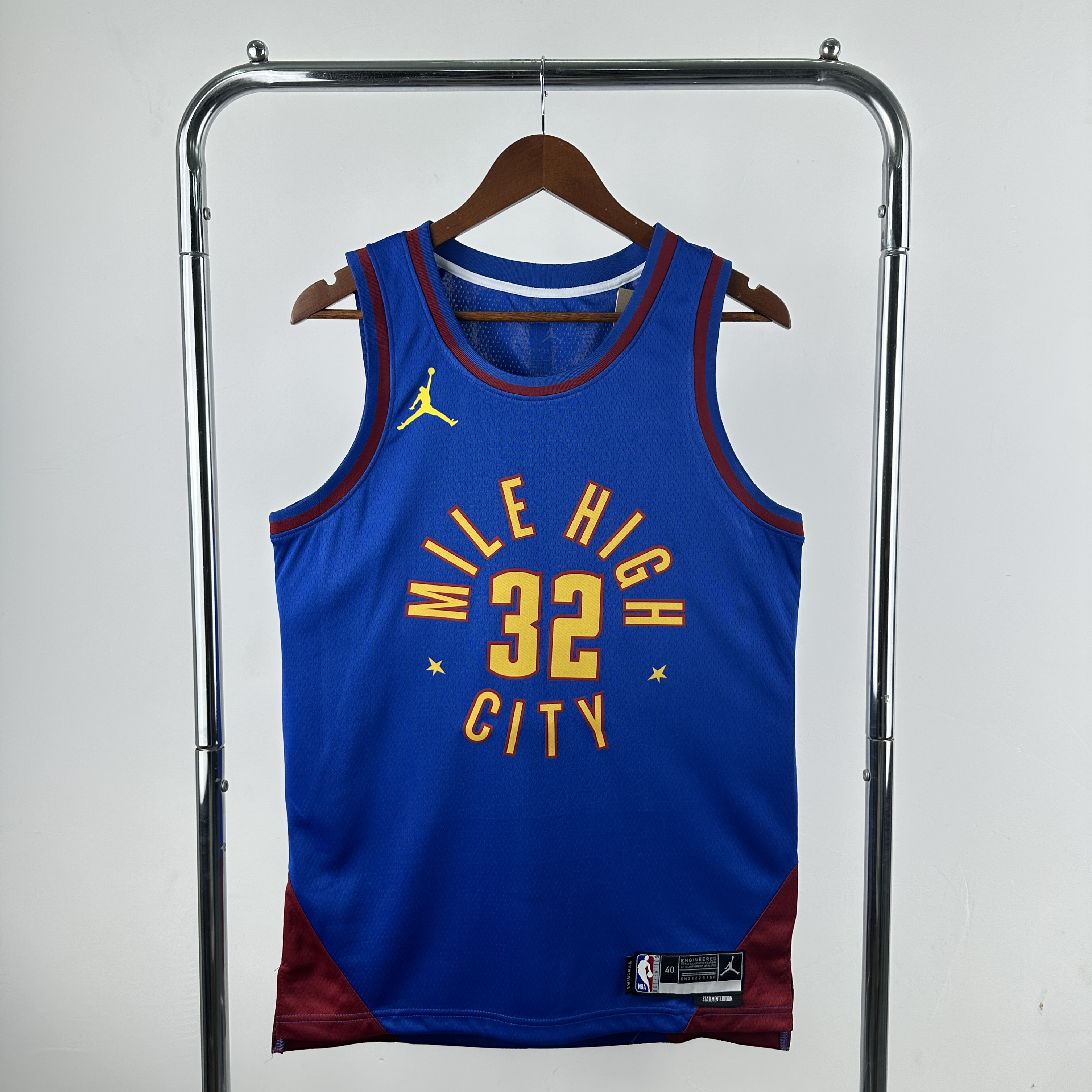 Men NBA denver nuggets #32 Gordon blue 2025 jersey->denver nuggets->NBA Jersey